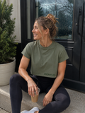 Women's Crop Tee | Premium Everyday T-Shirt | IRONFUEL