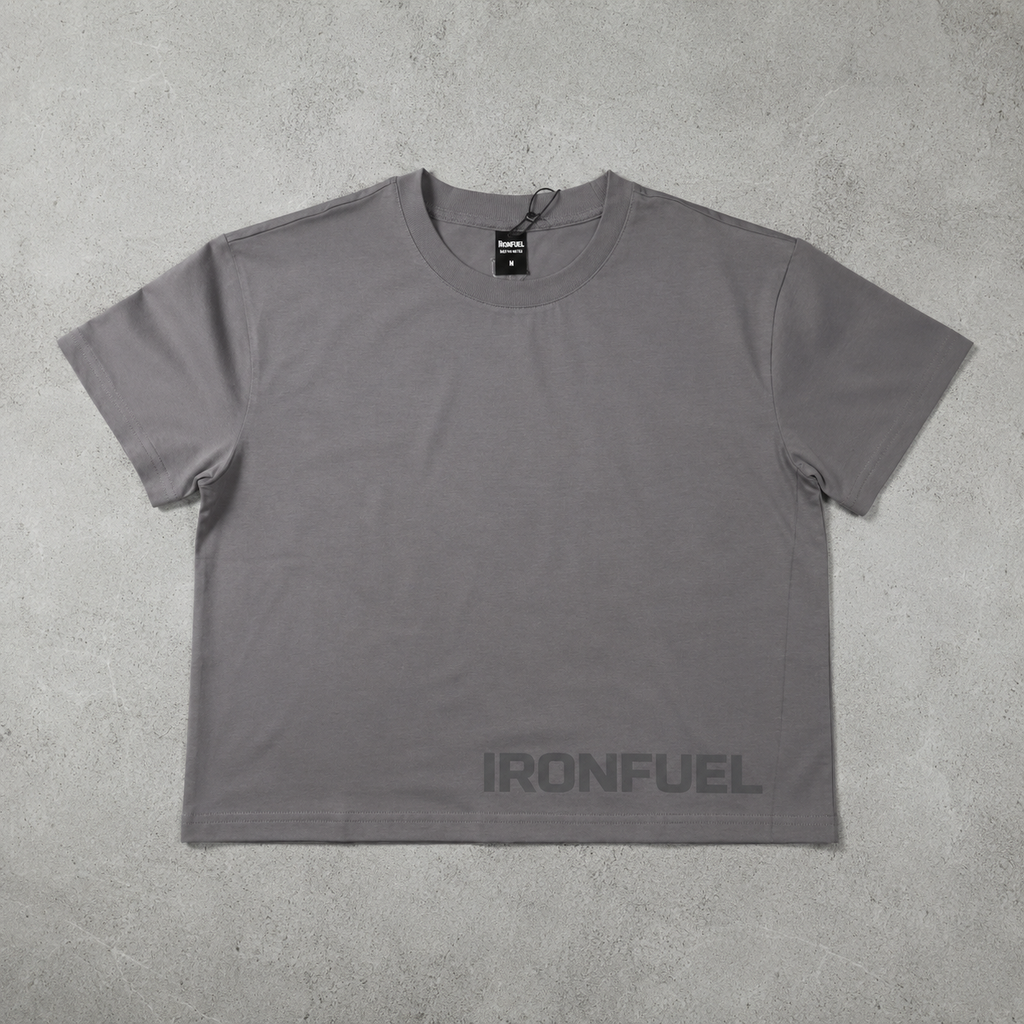 Women's Crop Tee | Premium Everyday T-Shirt | IRONFUEL