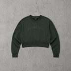 IRONFUEL Embroidered Crop Crew