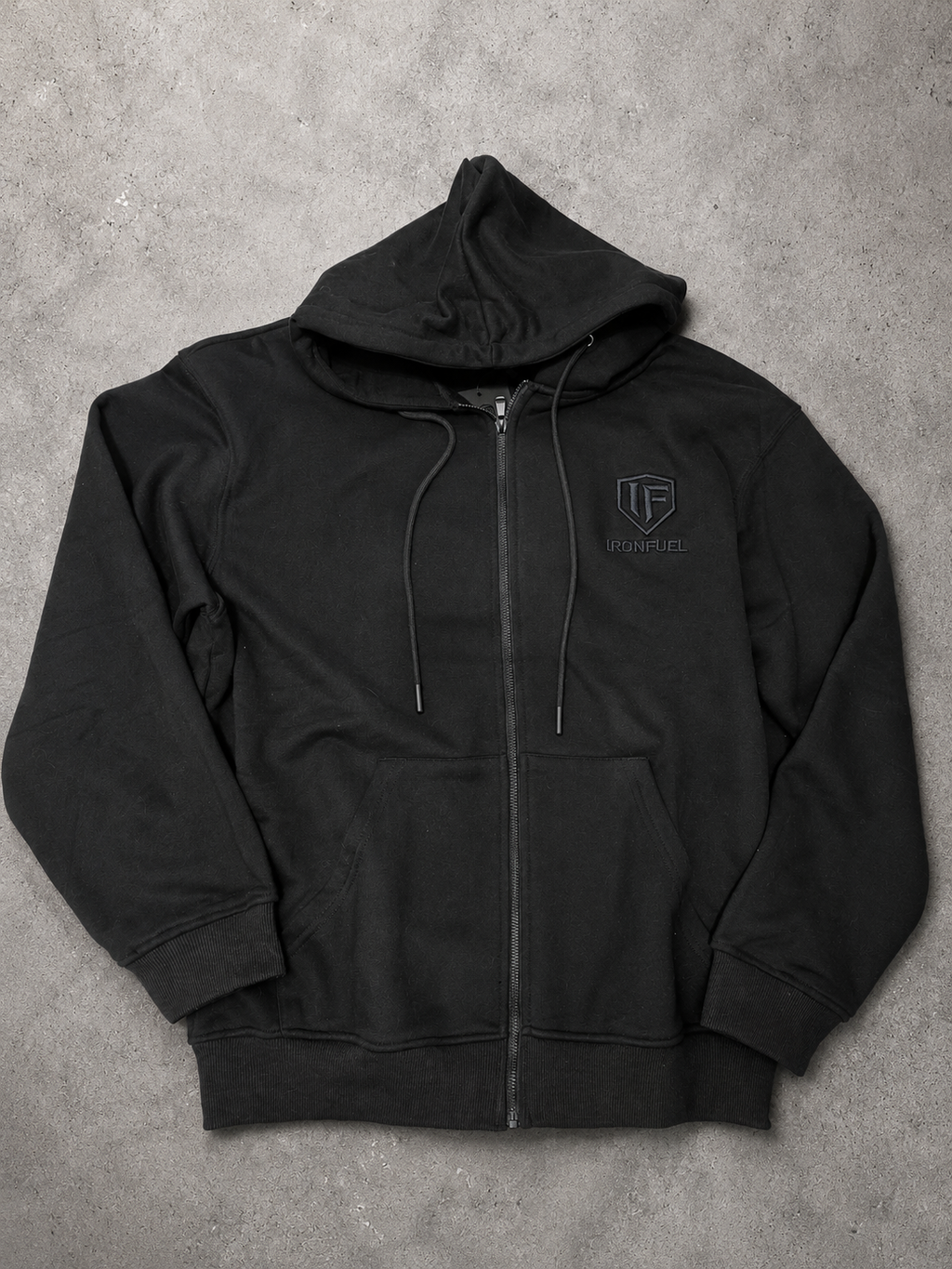 IRONFUEL Signature Full-Zip Jacket | Premium Heavyweight Zip-Up Jacket